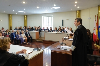 El nuevo secretario de Gobierno del Tribunal Superior de Justicia de Cantabria pide ilusión para afrontar el cambio histórico que está viviendo la Administración de Justicia